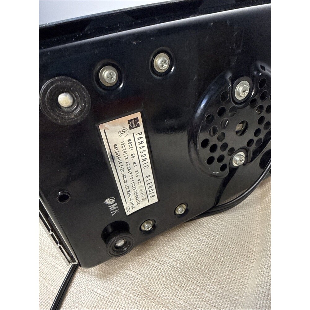 Panasonic Blender Custom Deluxe Solid State Control With Timer Works - Picture 9 of 12